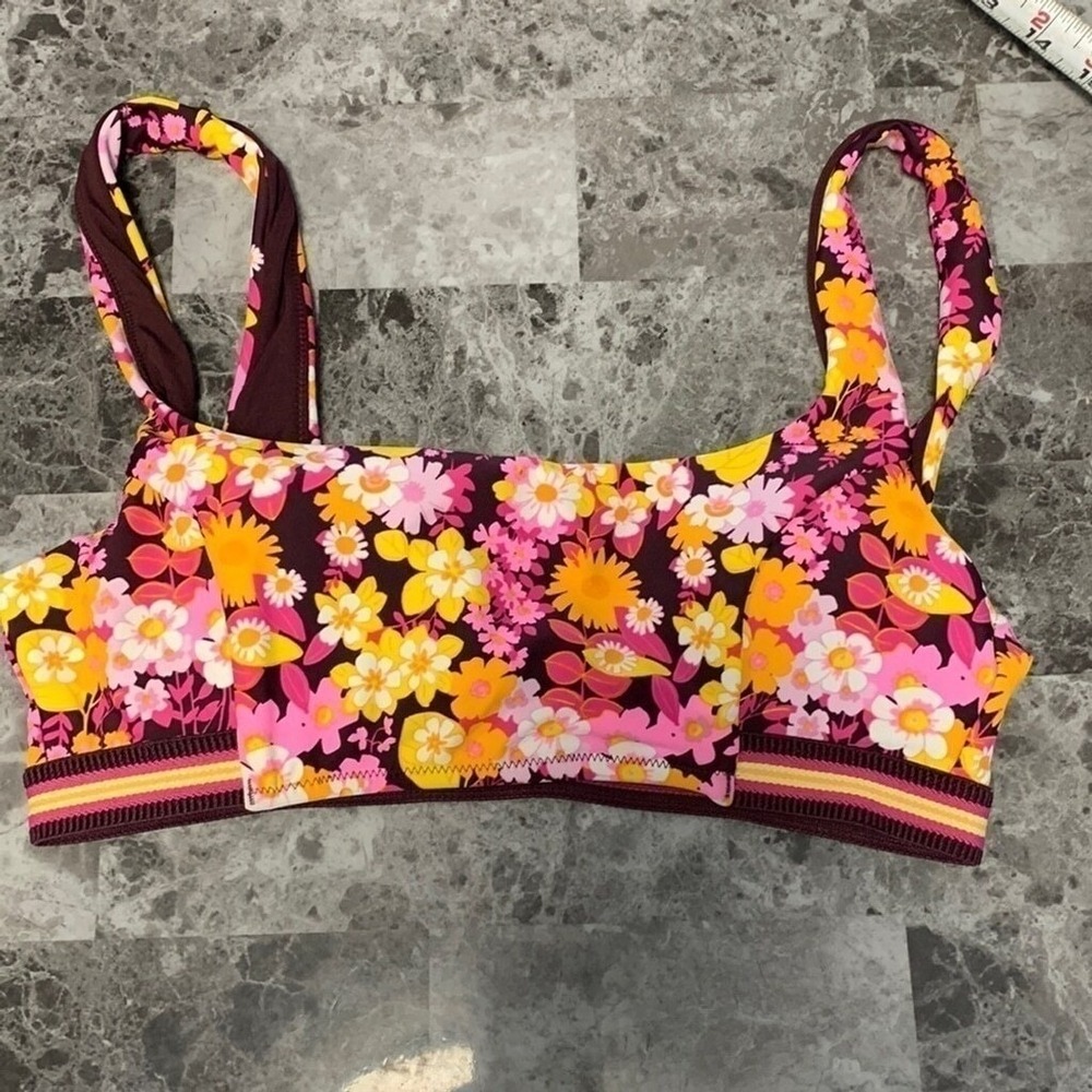 Aerie Boho Swim Bikini‎ Top Medium